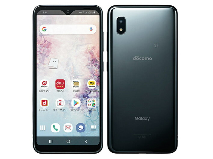 「新品 未使用品 白ロム」SIMフリー Galaxy A20 SC-02M black ※赤ロム保証[サムソン/Samsung][docomoからSIMロック解除]