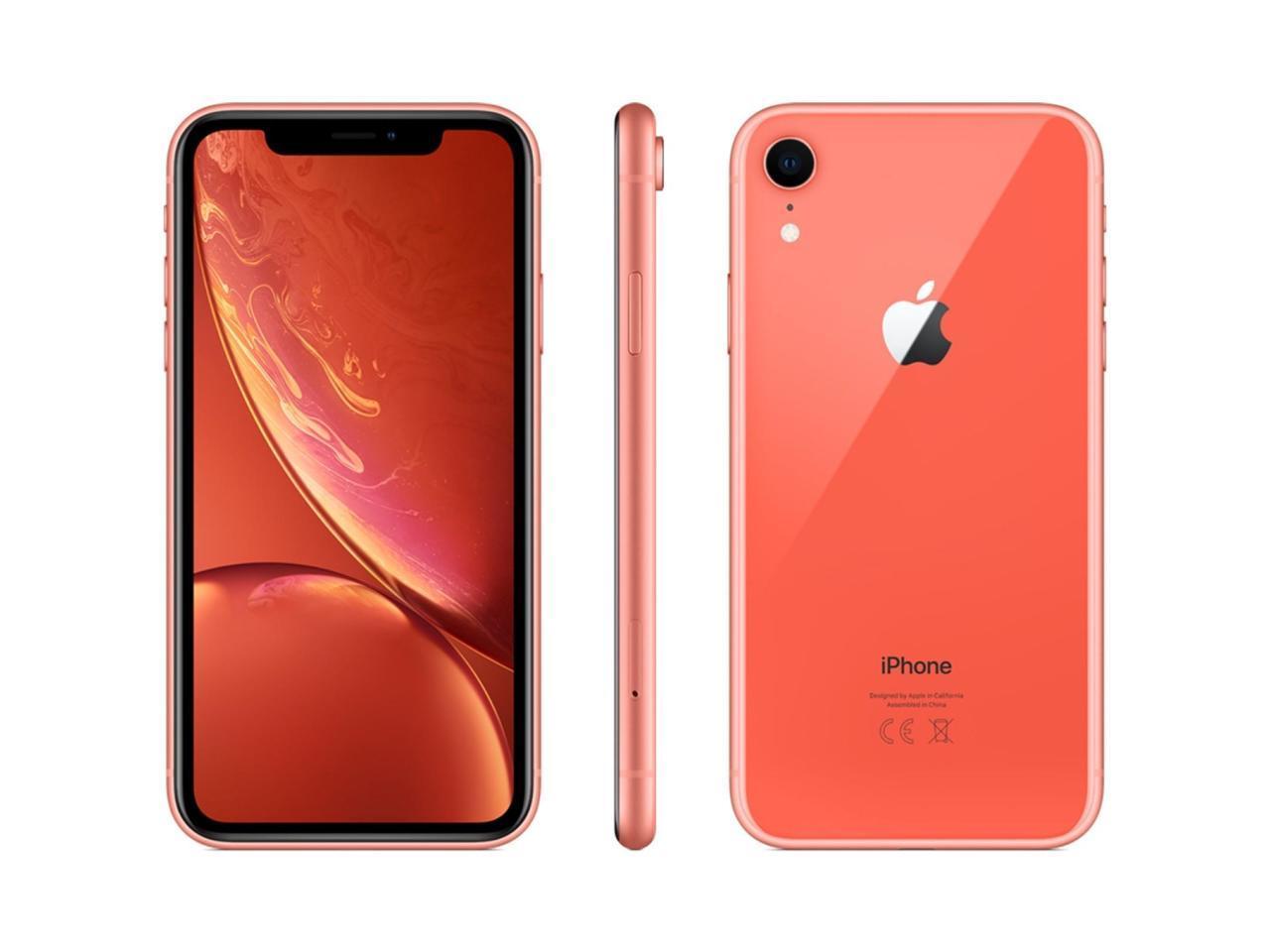 「新品 未使用 白ロム」SIMフリー iPhone XR 256GB Coral ※赤ロム保証 [MT102J/A][正規SIMロック解除済 ][Apple/アップル][アイフォン]