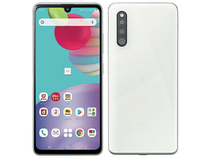 「新品 未使用品 白ロム」SIMフリー docomo Galaxy A41 SC-41A white ホワイト ※赤ロム保証[docomo SIMロック解除済] [Galaxy]