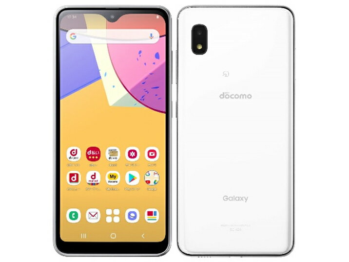 「新品 未使用品 白ロム」SIMフリー docomo Galaxy A21 SC-42A white ホワイト ※赤ロム保証[docomo SIMロック解除済] [Galaxy]