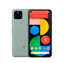 「新品 未使用品 白ロム」SIMフリー Google Pixel 5 (5G) 128gb Sorta Sage ※赤ロム保証 [正規SIMロック解除済][google][モデル:G5NZ6]