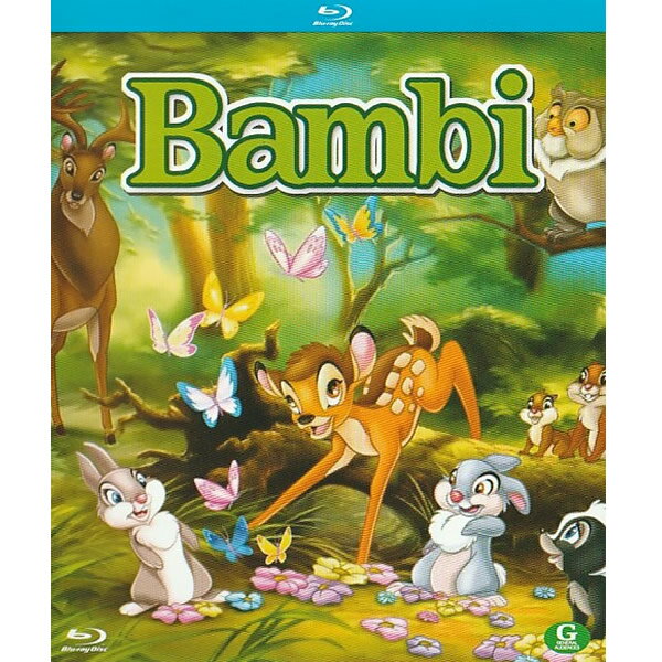 ブルーレイ バンビ 輸入盤 CLBD-042 BLU-RAY Bambi ディズニー 海外アニメ かわいい 子供向け キッズ 知育 英語 学習 幼児 小学生 こども 名作 日本語音声 字幕 動物 自然 アニメーション映画 日本語音声 字幕 ウォルトディズニー ほのぼのした雰囲気 小鹿 