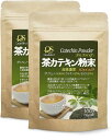 茶カテキン粉末 超高濃度 100g 2袋セット【濃いカテキン茶2L×100本分】ポリフェノール98% カフェインレス 原料:天然緑茶100% 無農薬 カテキン80% EGCG50% 褐色粉末