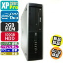 中古 HP Compaq 6000 Pro SFF PC XPPro搭載 HDD