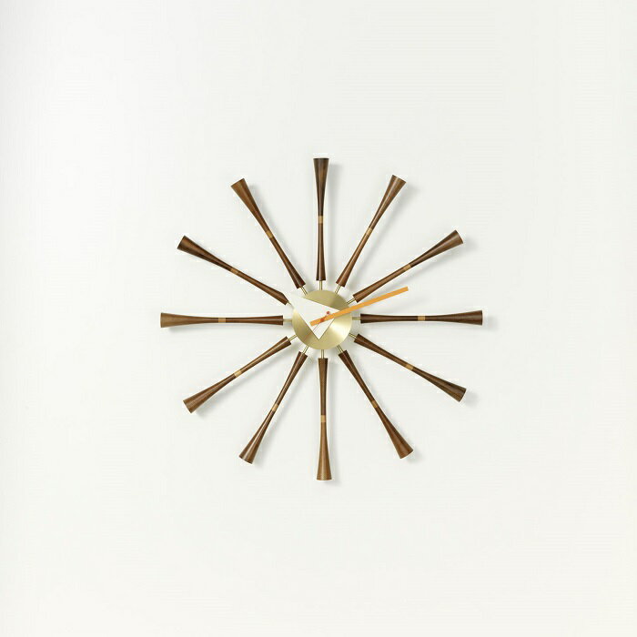 スピンドルクロック Spindle Clock ウォールデコ オフィス キッチン 子ども部屋 vitra ヴィトラ ジョージ・ネルソン George Nelson ミッドセンチュリー 送料無料 おしゃれ 時計 壁掛け時計 [2]