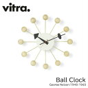 ボールクロック Ball Clock ウォールデコ/オフィス/キッチン/子ども部屋 vitra ヴィトラ【ジョージ・ネルソン/George Nelson】【Beech/ビーチ】ミッドセンチュリー 送料無料 おしゃれ デザイナーズ家具 時計 壁掛け時計