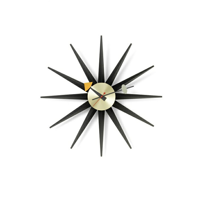 サンバーストクロック Sunburst Clock vitra ヴィトラ ジョージ・ネルソン George Nelson ミッドセンチュリー ウォールデコ オフィス キッチン 子ども部屋 送料無料 おしゃれ 時計 壁掛け時計 [2]