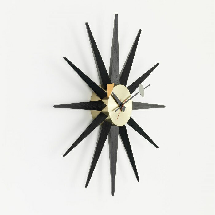 サンバーストクロック Sunburst Clock vitra ヴィトラ ジョージ・ネルソン George Nelson ミッドセンチュリー ウォールデコ オフィス キッチン 子ども部屋 送料無料 おしゃれ 時計 壁掛け時計 [3]