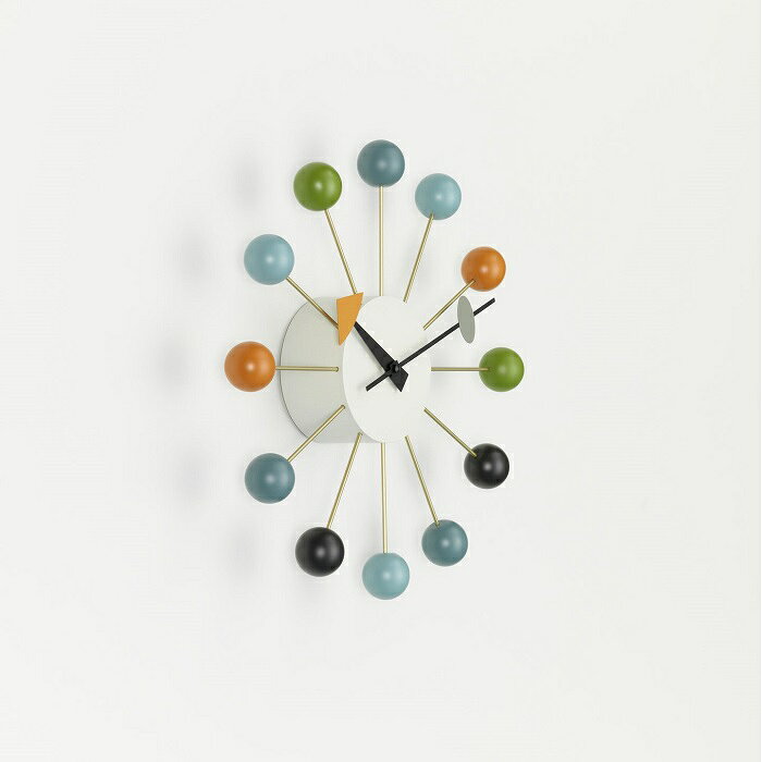 ボールクロック Ball Clock ウォールデコ/オフィス/キッチン/子ども部屋 vitra ヴィトラ【ジョージ・ネルソン/George Nelson】【マルチ】ミッドセンチュリー 送料無料 おしゃれ デザイナーズ家具 時計 壁掛け時計 [2]