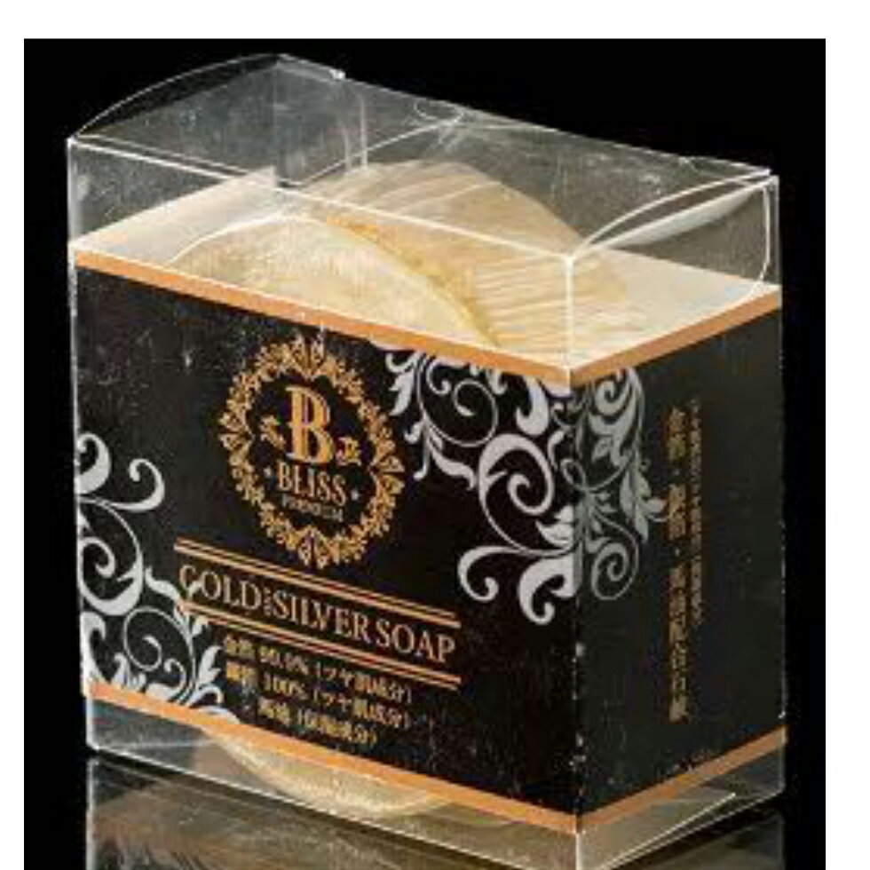 高純度金銀箔馬油美容石鹸