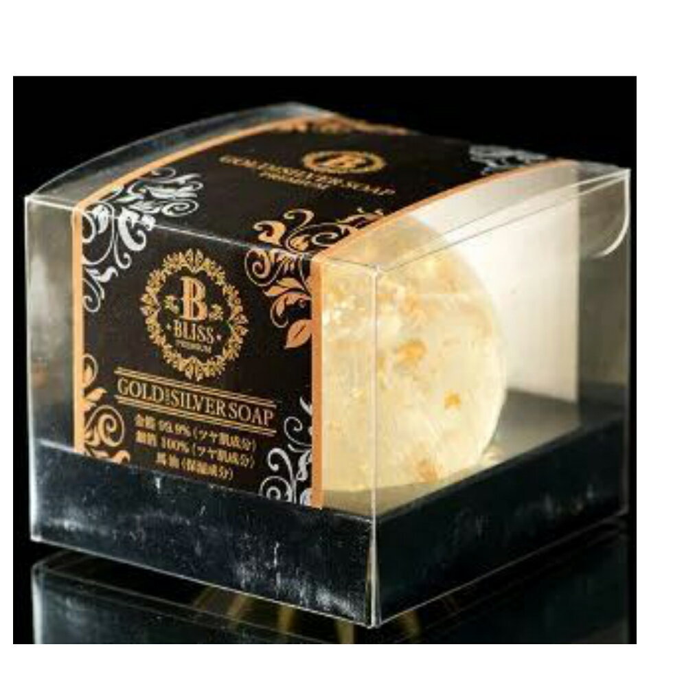 高純度金銀箔馬油美容石鹸