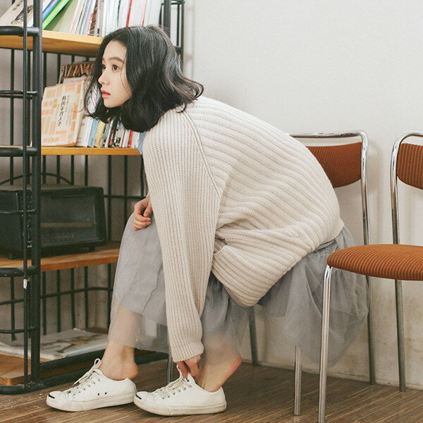 2017秋冬　女性　シンプル　Vネック　長袖カーディガン　ポケット　ドレスセーター　フリーサイズ