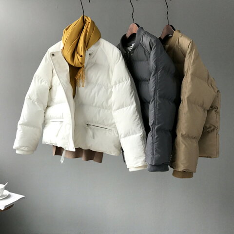 風の緩いパン学生のコートジャケットの冬の新しいダウンコットンパッド入りコットンショート韓国語版