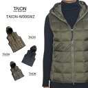 ベーシックライン wジップ ダウン フード ベスト TAION-W006WZ インナーダウン 重ね着 スーパーSALE(4)