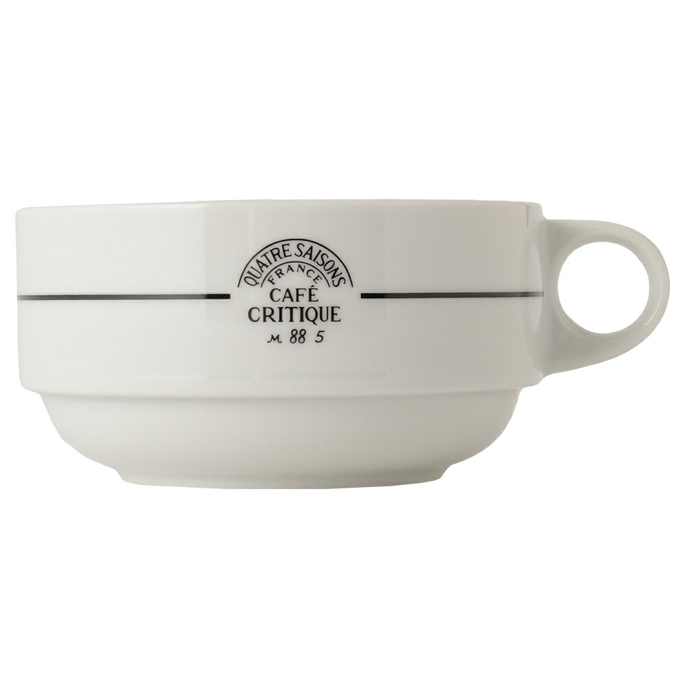 OMスタックスープカップ 300ml【重ねて収納　カフェ　ビストロ風　日本製　食器　スープ　陶磁器　陶器　ギフト　結婚祝い　引越祝い　おしゃれ　スタッキング】のサムネイル