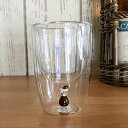 【人気です!】ダブルウォールグラスサンタ【限定数・クリスマス季節商品】