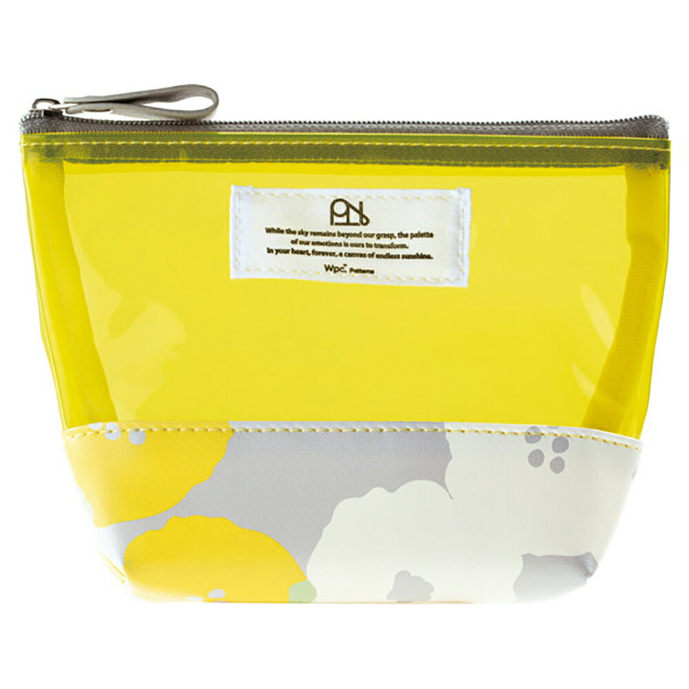 お求めやすくなりました！・クリアボートポーチイエロー