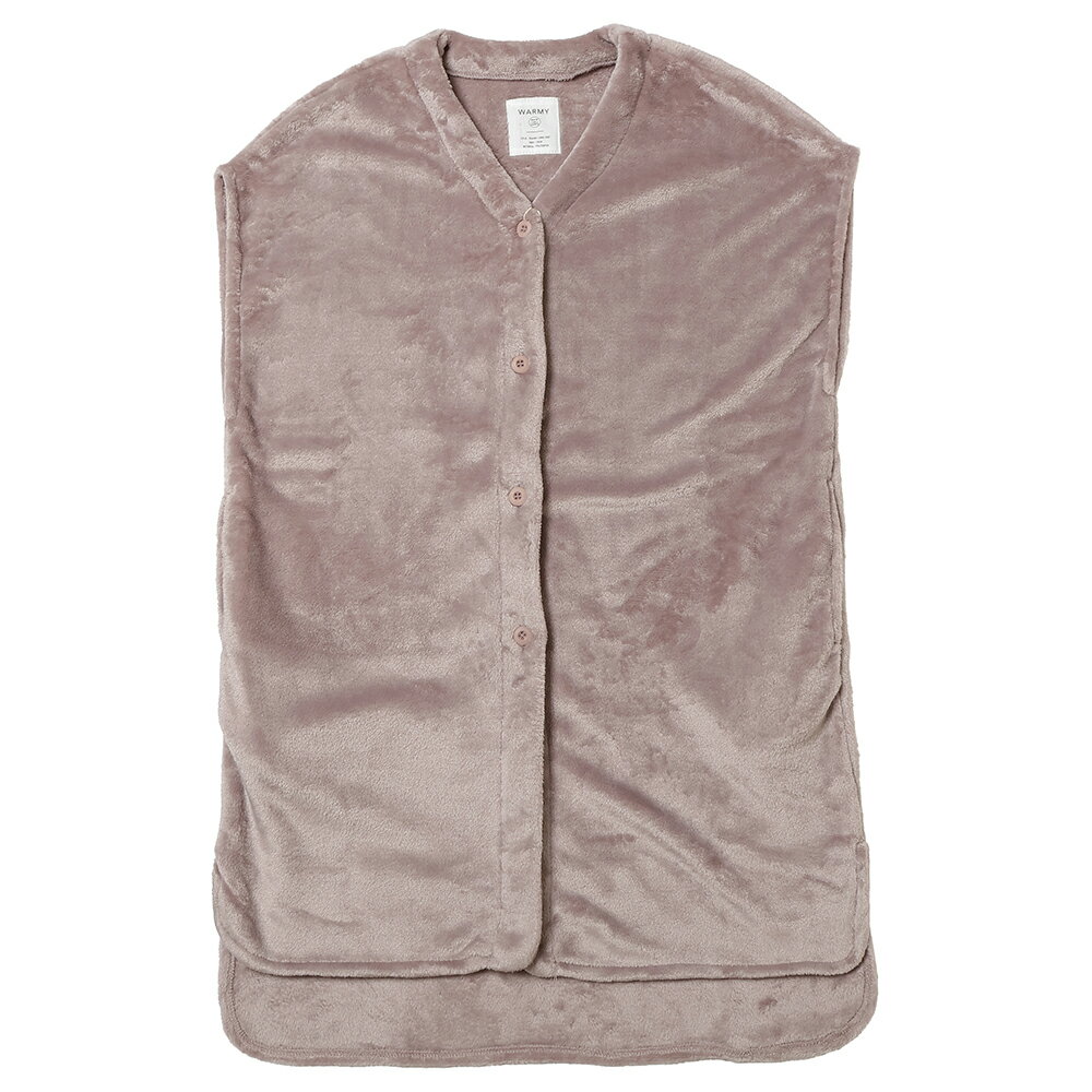 23ウォーミーロングベスト　ピンク
