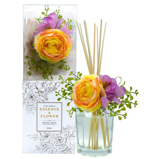 Essence&flowerフラワーディフューザーサニーフローラル Essence&flowerフラワーディフューザーサニーフローラル