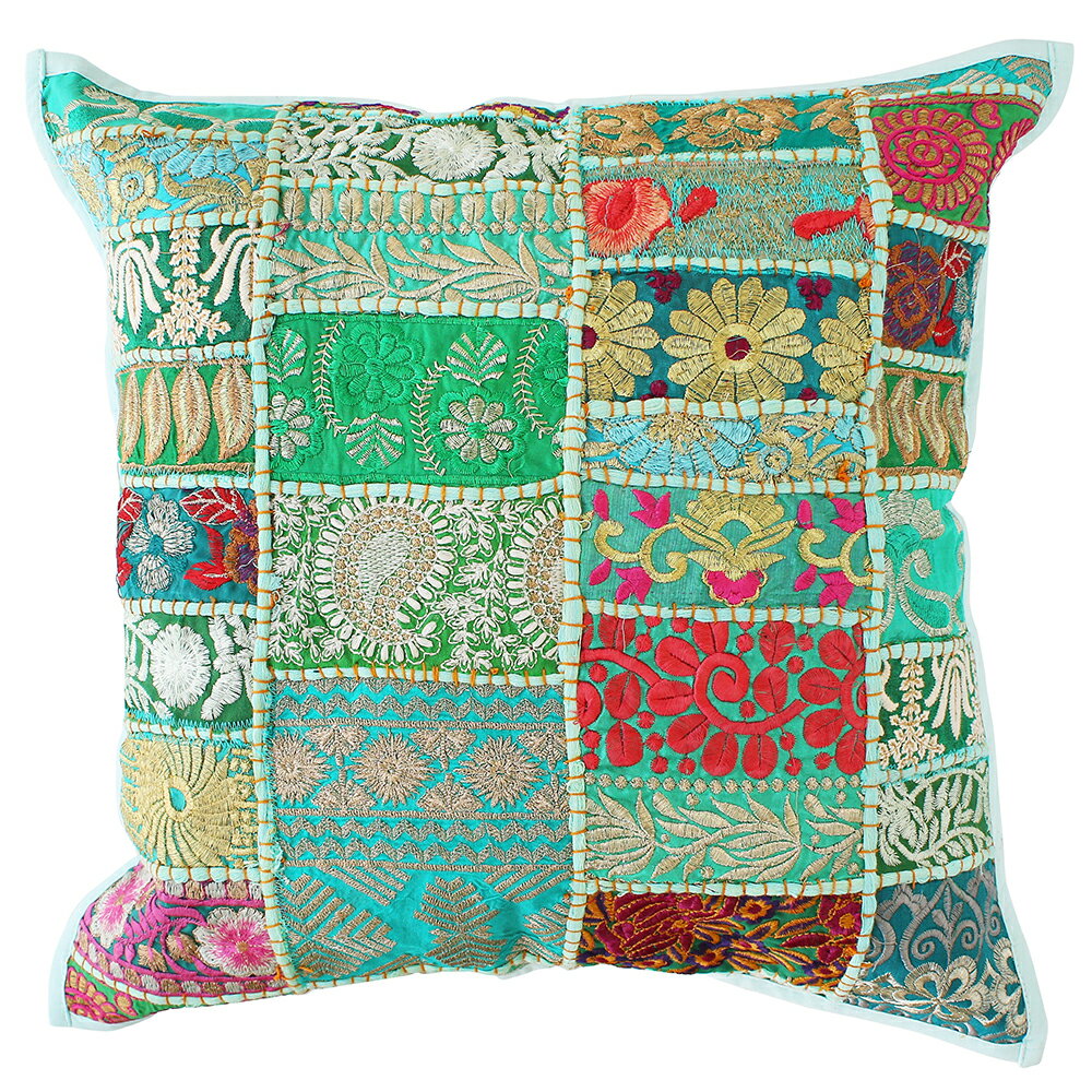 カンバディアクッションカバー ミント