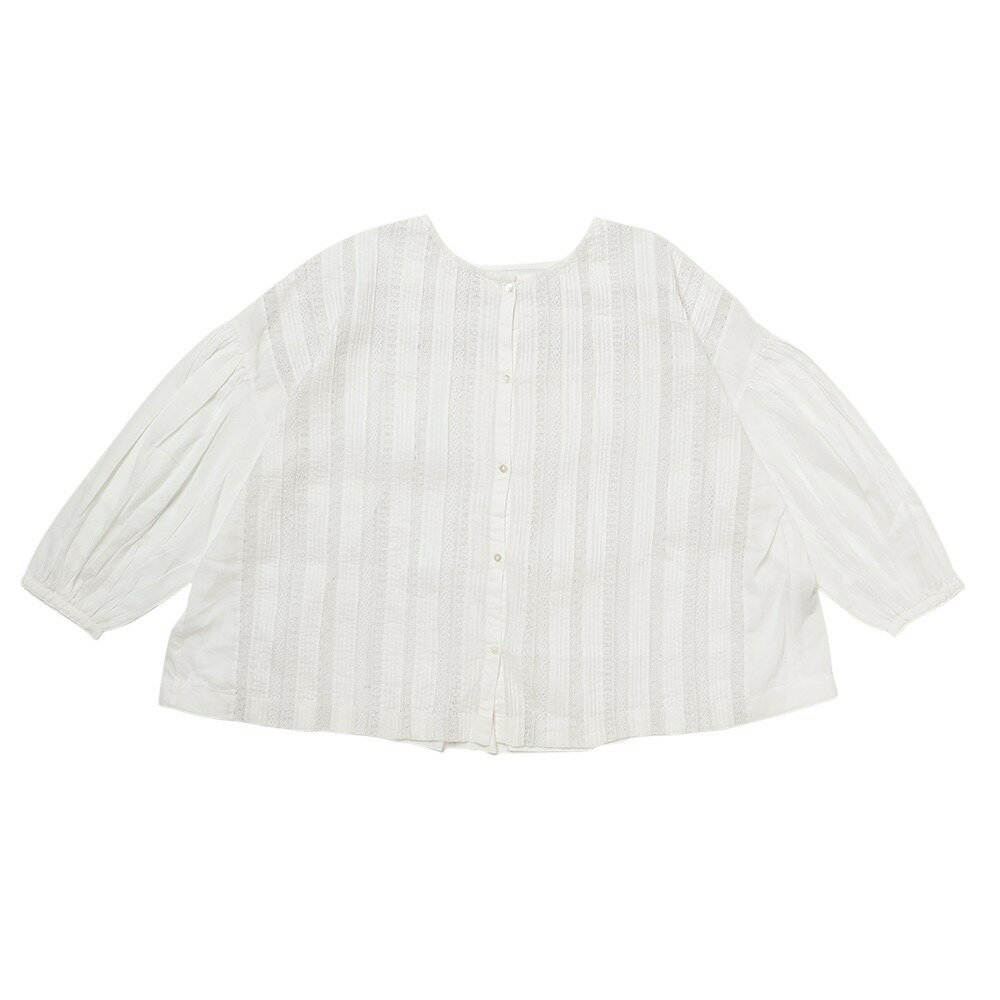 リバーレース前あきブラウス