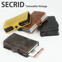 【正規販売店】 セクリッド SECRID ツインウォレット Twinwallet Vintage ヴィンテージ シークリッド ツイン コンパクト 財布 スキミング防止 カードケース カード入れ メンズ レディース スライド式 革 スライド財布 secrid 2倍