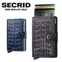 全品200円OFFクーポン！～4/27 9:59まで！【正規販売店】セクリッド ナイル ミニウォレット SECRID MINI WALLET NILE シークリッド カードケース コンパクト 財布 カード入れ スキミング防止 メンズ レディース スライ