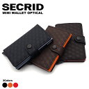 【正規販売店】 セクリッド ミニウォレット ミニ財布 財布 SECRID M/MINI OPTICAL miniwallet シークリッド スリムウォレット コンパクト カードケース カード入れ 定期入れ キャッシュレス スキミング防止 メンズ レディース スライド式 secrid お財布 サイフ 薄型 ギフト