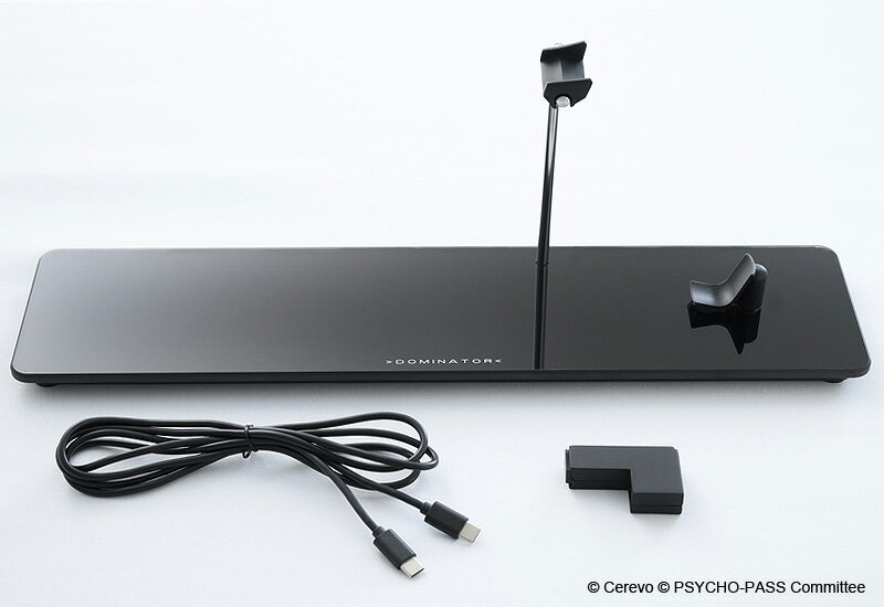 正規品 PSYCHO-PASS ドミネーター専用 ディスプレイスタンド2 公式 サイコパス DOMINATOR cerevo セレボ 自動変形 スマートトイ USB Type-C 給電対応 強化ガラス製 自動変形機構対応 飾り台 限定 新モデル dominator オフィシャル 公式グッズ