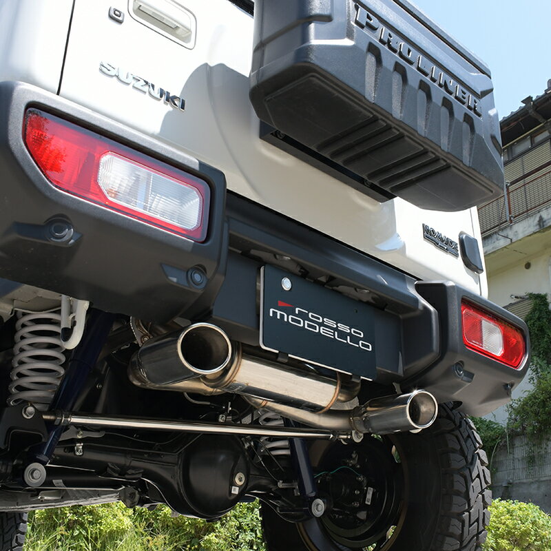 楽天Quattro Negozioロッソモデロ DUSSEL EX G-Style マフラー スズキ ジムニーノマド JC74W 車検対応 オーバル 左右出し