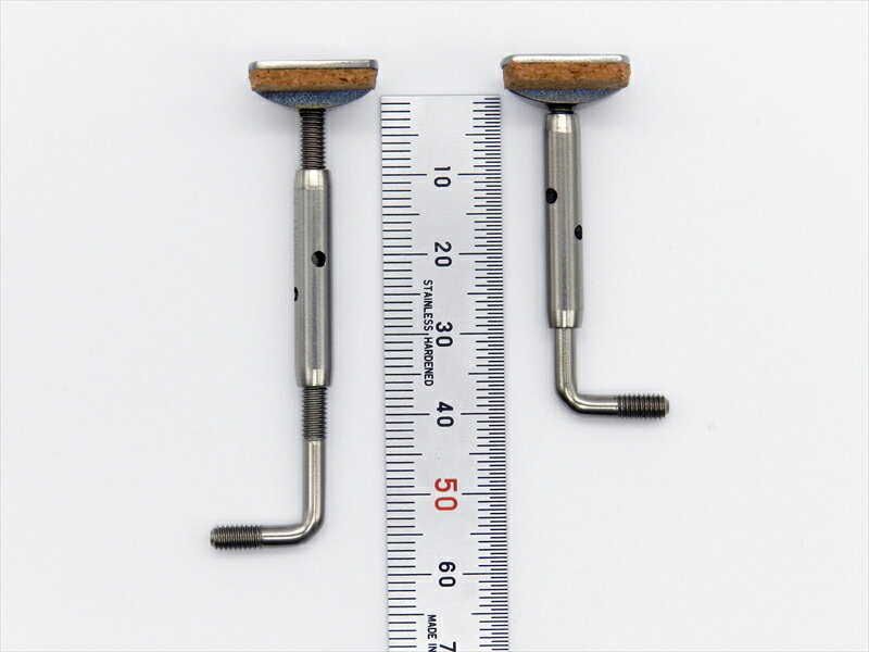 [STRADPET] [ストラドペット] チタン製 あご当て 金具 バイオリン用 フックタイプ　簡易ヒル型 #31801