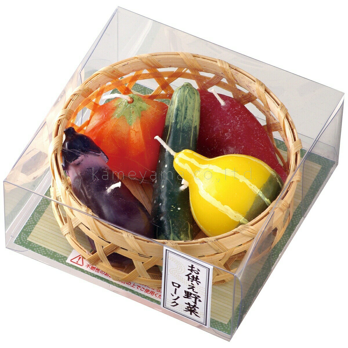 kameyama candle カメヤマ 個人の好物シリーズキャンドル お供え野菜ローソク 迎え火 送り火 お供えにも