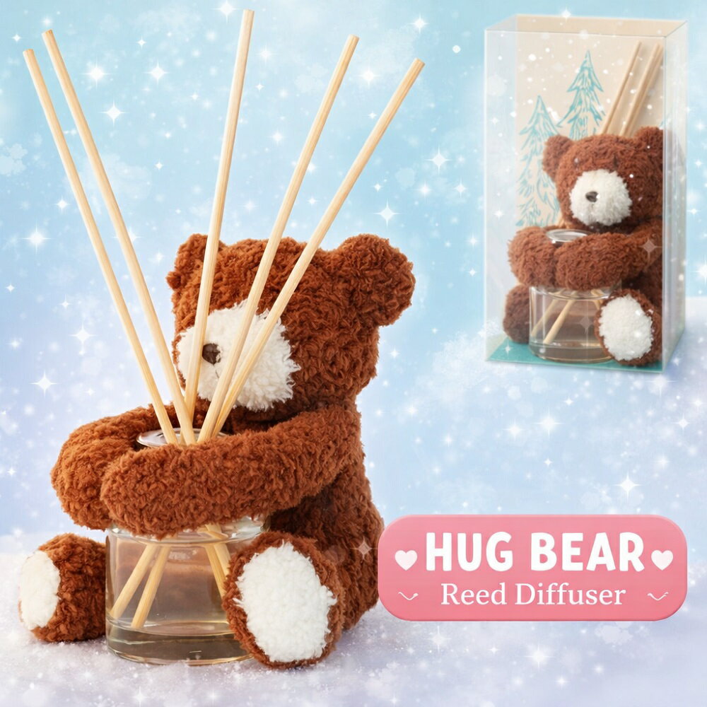 kameyama candle カメヤマ　ハグベアディフューザー　「　ブラウン　」　プレゼント　バレンタイン ホワイトデー クリスマス 誕生日 母の日 贈り物