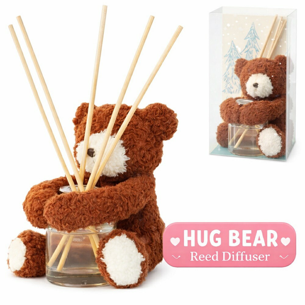 kameyama candle カメヤマ　ハグベアディフューザー　「　ブラウン　」　プレゼント　バレンタイン ホワイトデー クリスマス 誕生日 母の日 贈り物