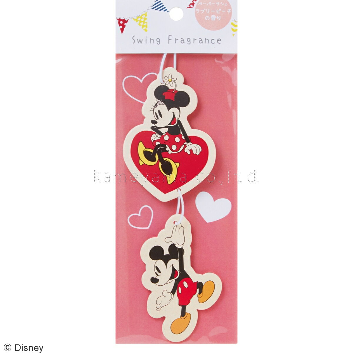ルームフレグランス サシェ ミッキーマウス ミニーマウス スウィング ディズニー （ アロマ 芳香剤 香り袋 ）
