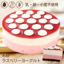 アレルギー対応 米粉 ラズベリーヨーグルト ホール 5号 15cm バースデーケーキ 誕生日ケーキ グルテンフリー 乳・卵・小麦を使用していないスイーツ(4)