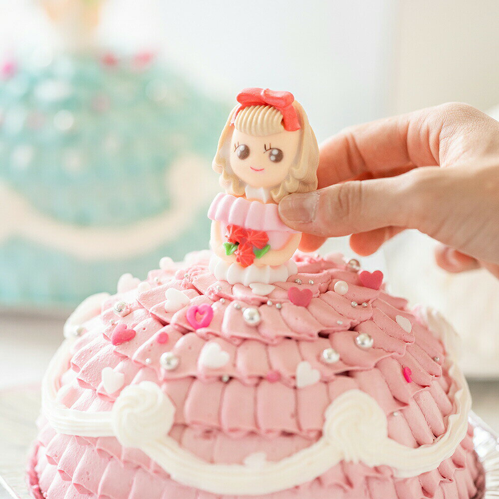 生用 ドレスドール・ローズ姫2　ケーキトッピング用 材料　※人形のみ