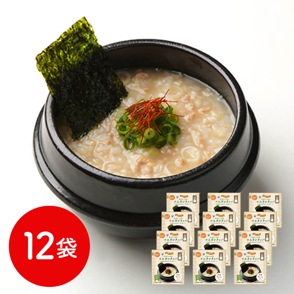 糖質0gぷるんちゃん 大豆ミートのコムタンクッパ 12袋入