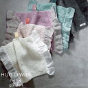 【クリックポスト便可】【メール便可】HUG O WaR(ハグ オー ワー)リネンフリルハンドタオル 5色【日本製 国産 タオル ハンカチ ミニタオル ループ 綿 麻 フリル 柔らかい おしゃれ かわいい くすみカラー 北欧 ギフト プレゼント 贈り物 母の日 お礼 挨拶】