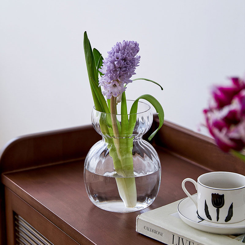 【SALE】ガラスフラワーベース Lea Sサイズ【 雑貨 インテリア 花瓶 ガラス 硝子 ディスプレイ 美しい きれいな 綺麗な キレイな スタイリッシュ 花...