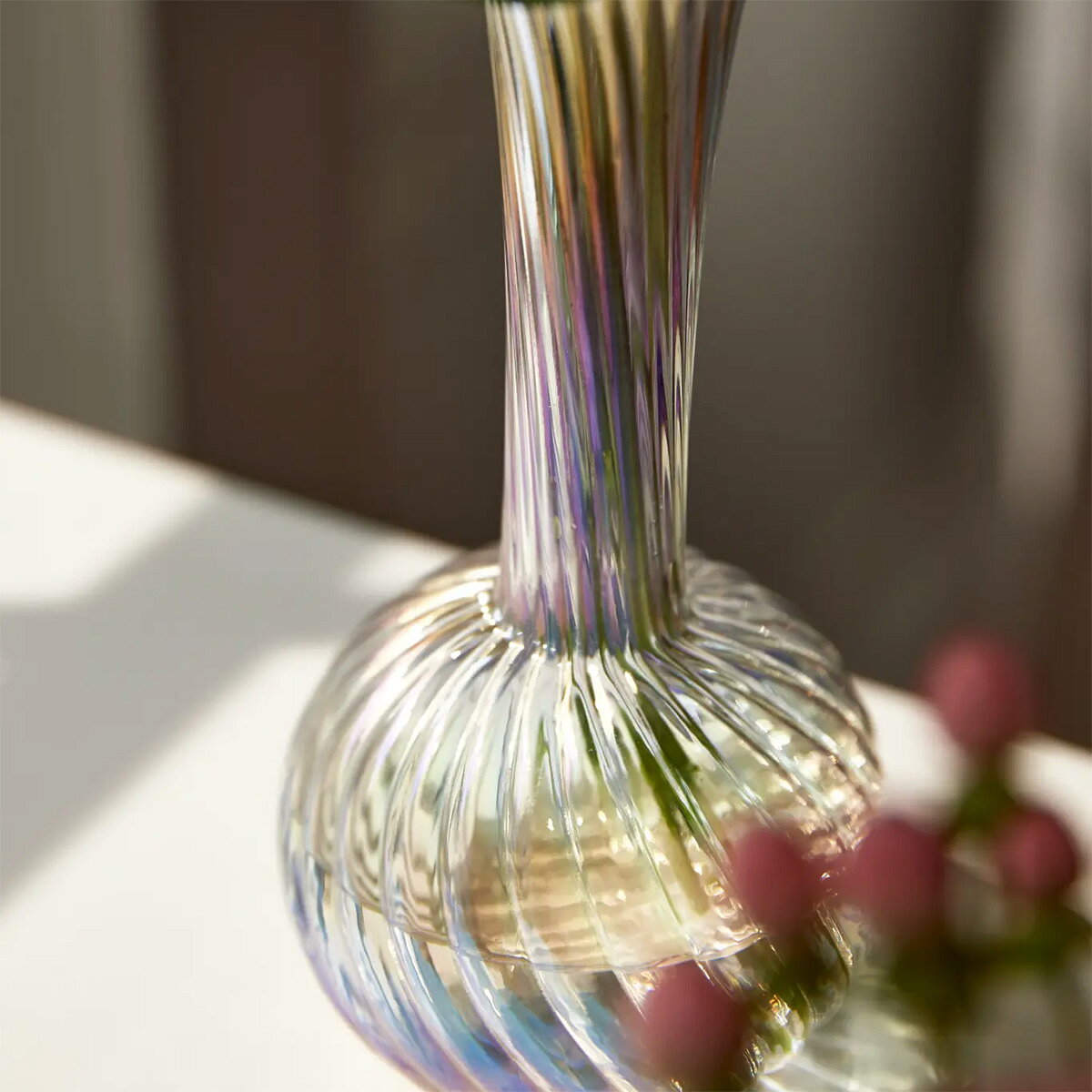 アウラ 3サイズ aura【オーロラカラー 可愛い プチ フラワーベース 花器 花瓶 ガラス雑貨 インテリア雑貨 おしゃれ】 [2]