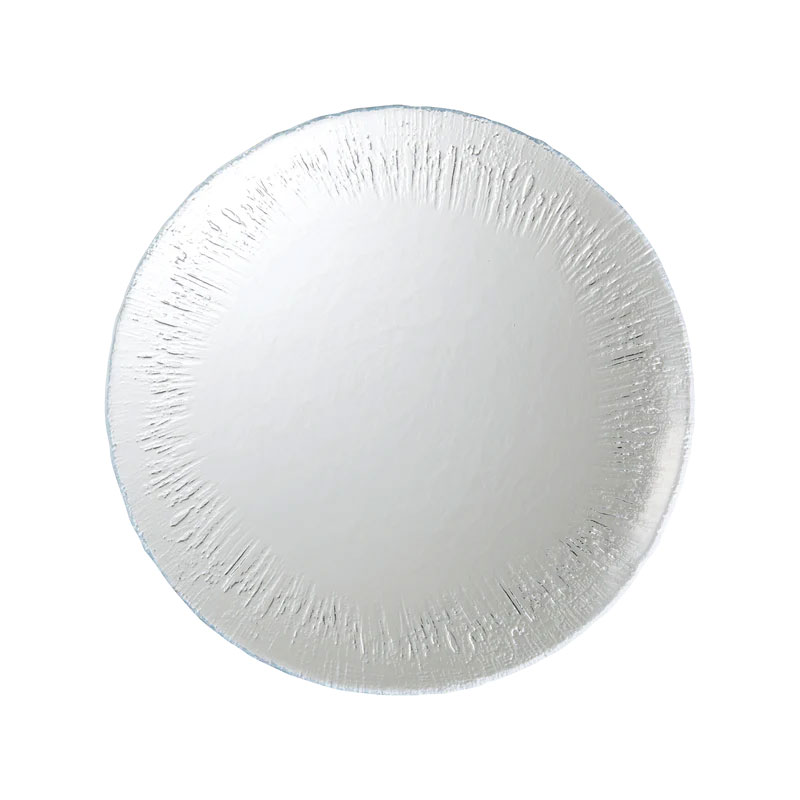 【在庫あり】アイスベルク フラッシュ クリアー　Eisberg -FLASH-　プレート24cm　EB2441FLCL【トルコ製 ガラス食器 おしゃれ おもてなし パーティー お皿 デザート皿】