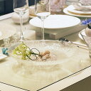 アイスベルク フラッシュ クリアー Eisberg -FLASH- ワイドリムクーププレート24cm EB2442FLCL クリアー【トルコ製 ガラス食器 おしゃれ おもてなし パーティー お皿 デザート皿 サラダ皿 ハット型】