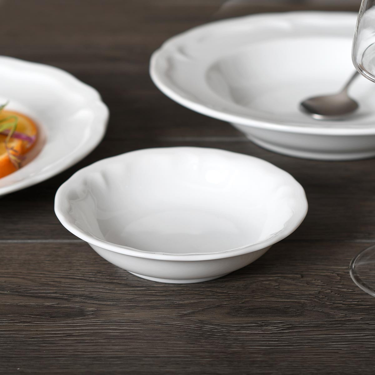 CRYSTA クリスタ 14cmフルーツ ホワイト【日本製】28410100355【カフェスタイル 食洗機可 電子レンジ可..