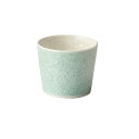 【OUTLET MS23 訳あり品】咲 SAKU(隠れ窯)猪口 グリーン【雪 結晶 美濃焼 食洗機可 電子レンジ可 隠れ窯】