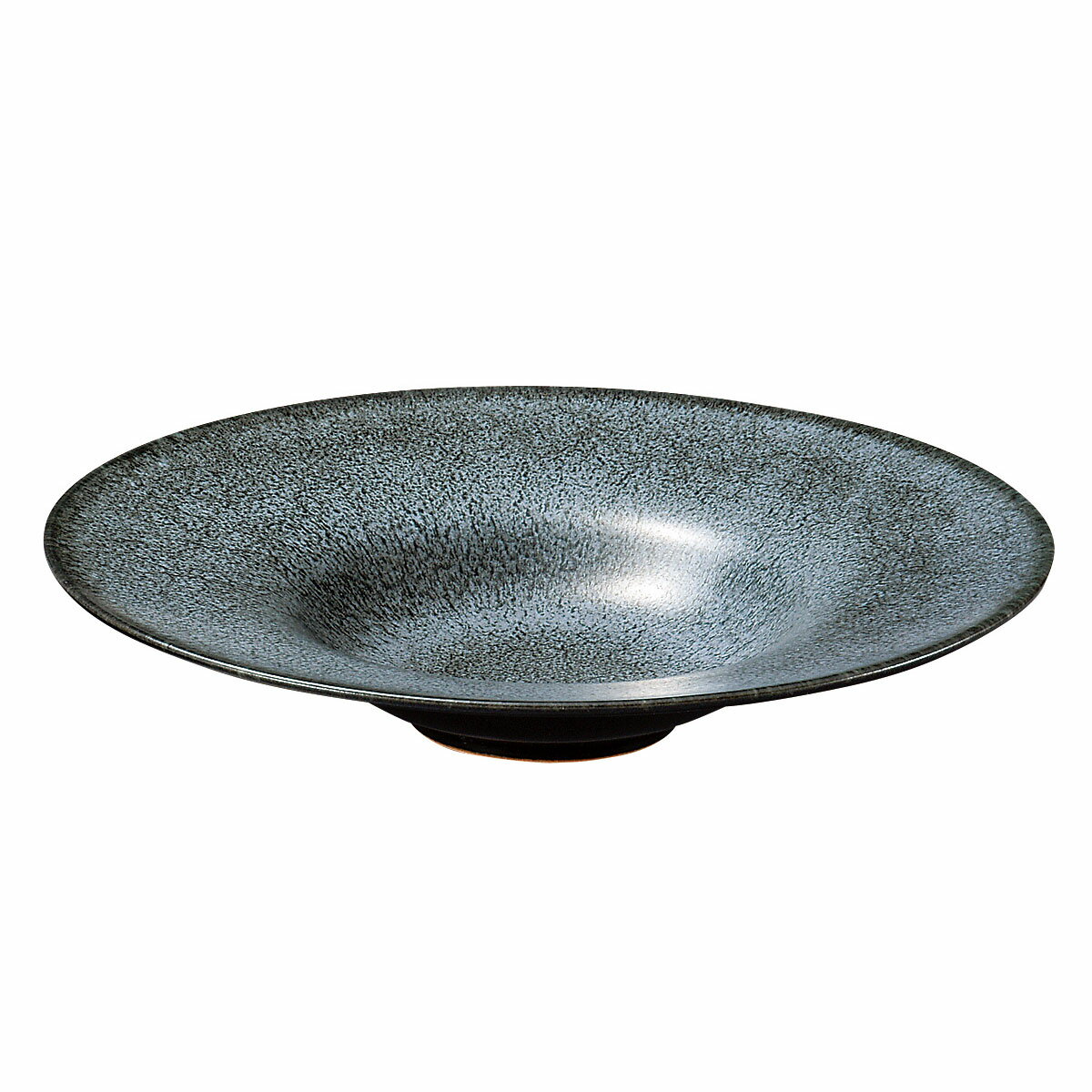 【OUTLET MS19 訳あり品】宙 SORA -作山窯- ワイドリムクーププレート26cm グレー