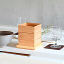 【取り寄せ商品】木和美・正角料理箱三段セット(蓋付)【木製 お重 重箱 3段 和食器 和モダン おしゃれ お正月 】