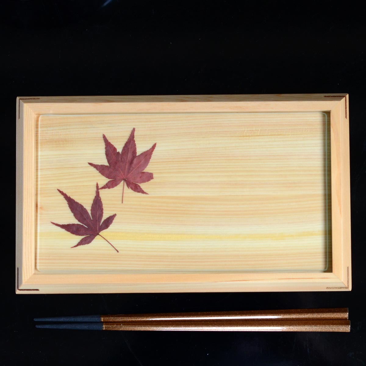乐天商城 - 【取り寄せ商品】ひのき前菜皿 大（ガラス付）【うどん そば 竹かご 天ぷら とんかつ 懐石 和食器 おもてなし 和食 料亭 割烹 】