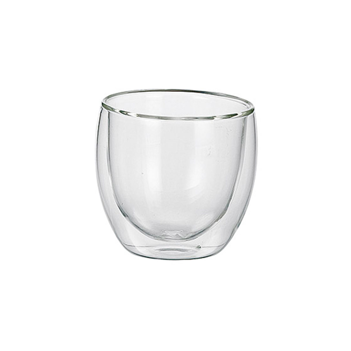 【取り寄せ商品】HEAT-RESISTANT GLASS 85ml ダブルウォールカップ　G9001034【耐熱ガラス ダブルウォールカップ 2重ガラス 結露しにくい】