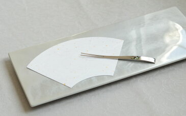 【クリックポスト便可】【メール便可】ラミ金銀雲流懐紙 扇 白色 10枚セット OK-9【懐紙 茶道具 和紙 和食器 おしゃれ】